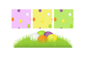 Obraz premium Easter eggs collection