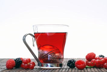 thé aux fruits rouges
