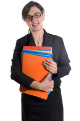 femme d'affaire souriante