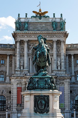 Fototapeta na wymiar Wiedeń / Wien / Hofburg / Biblioteka Narodowa