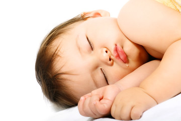 Obraz premium Adorable sleeping baby.