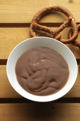 Budino al cioccolato di soia e zelten