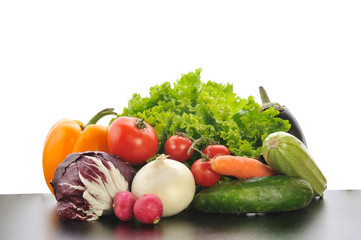 vegetables on table