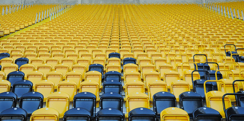 Stadion - Sitzschalenkunst © Stefan Reiß