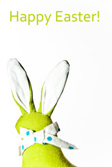 green easter rabbit
