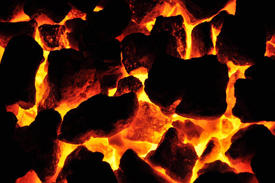 Gl&uuml;hender Hintergrund
