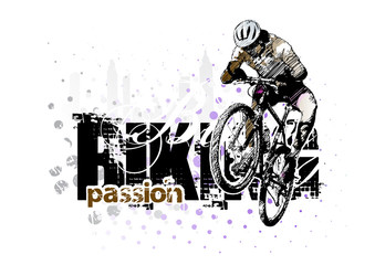 Fototapeta premium biking 3