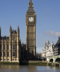 Fototapeta na wymiar Big Ben i fragment Westminster Palace 2