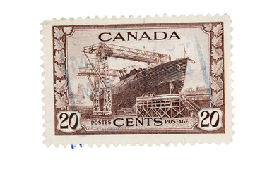 vintage English colony postage stamps