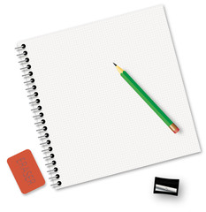 School supplies - vector illustration