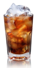Steamed glass with cold cola