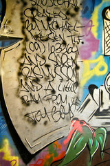 Graffiti : Tulipe rose © Alexi Tauzin