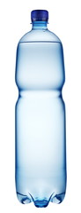 Plastic bottle of water