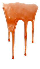 chocolate syrup leaking liquid sweet food strawberry