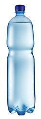 Plastic bottle of water