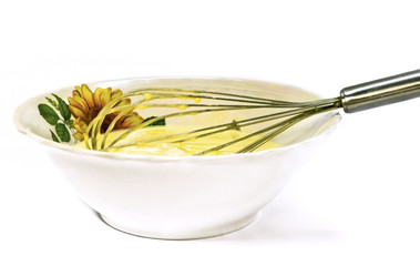 cream preparing - whisk