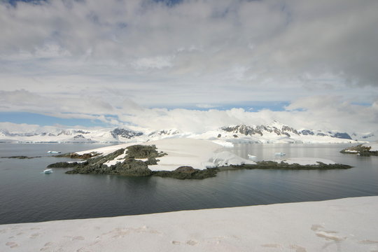 Landscape in Antartica