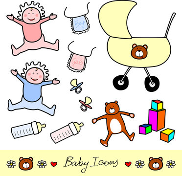 Baby icons