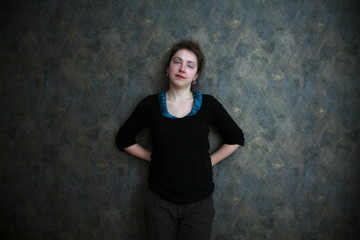 Young creative lady portrait