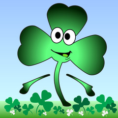 Cartoon Shamrock