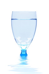 Glass isolated on a white background