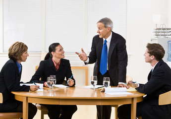 Business people in meeting