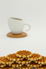 Cookies and coffee cup