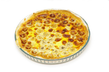 une tarte à la banane