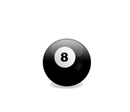 Bola Ocho con sombra