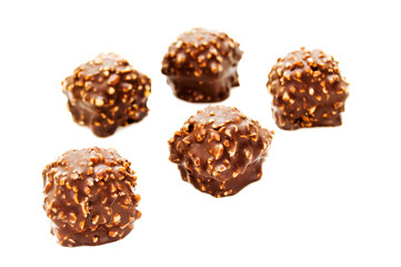 sweet chocolate candies.