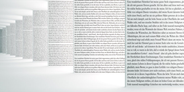 Text im Raum III - Focus