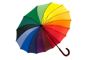 Regenschirm von unten