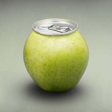 zumo de manzana natural