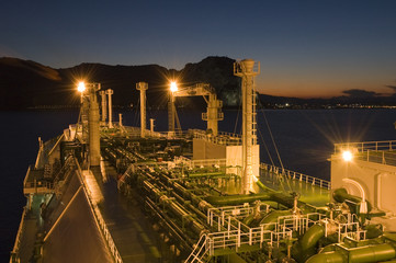 Oil and gas industry – liquefied natural gas tankers LNG