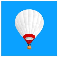 white hot air ballon © Zinoxandr
