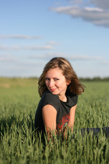 Girl in the field