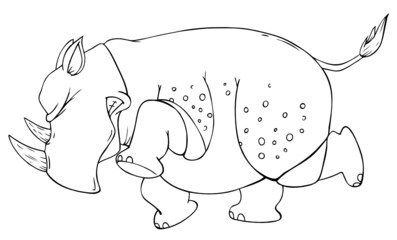 Nashorn, Afrika, Rhinozeros, Zoo, Tier, Zirkus