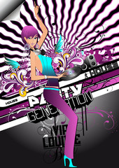 Partyflyer Vorlage Djane