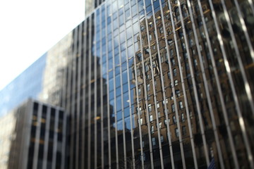 modern administrative/office building in a big city