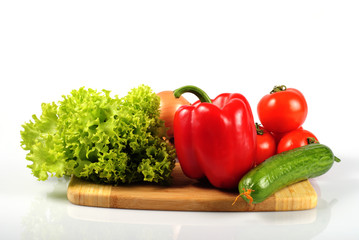 Vegetables in kitchen