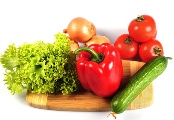 Vegetables in kitchen