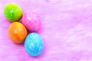 Colorful Easter card