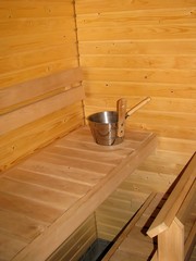 Fototapeta na wymiar Finlandais sauna
