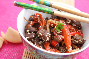 Rindfleisch mit Gemüse