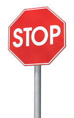 Stoppschild  stop sign