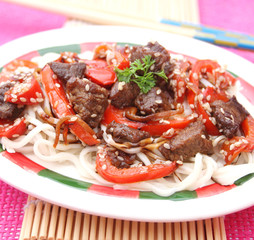 Rindfleisch mit Gemüse