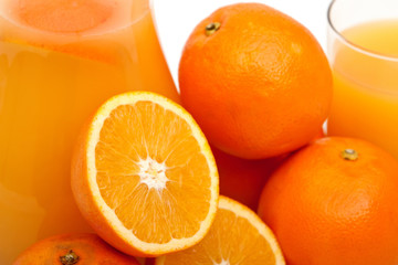 Oranges and orange juice