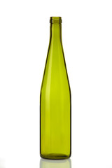 Glass bottle Isolated On White