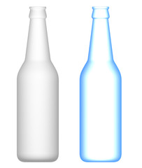 Beer Bottles : Transparent and opaque