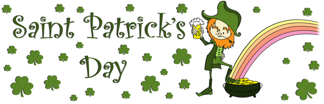 Saint Patrick's day banner